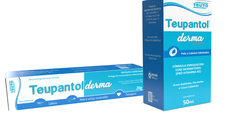 Laboratório Teuto lança Teupantol Derma para hidratação e proteção da pele e cabelos