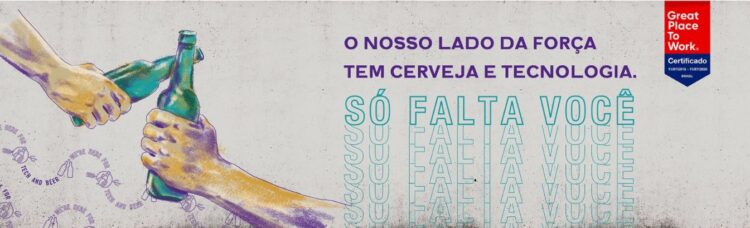 Ambev abre vagas para trabalhar com tecnologia, de casa