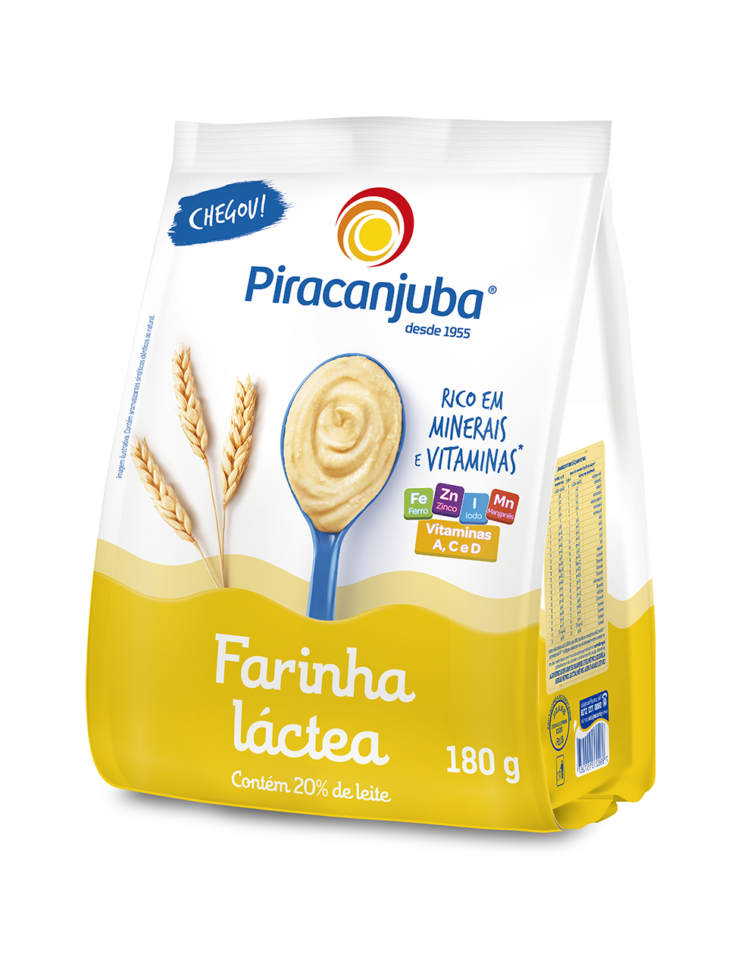 Farinha Láctea é a nova integrante do portfólio Piracanjuba