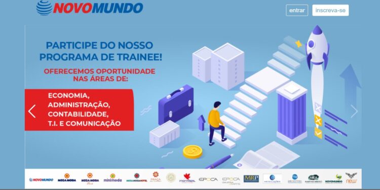Programa de Trainee Novo Mundo inclui inteligência artificial no processo de recrutamento