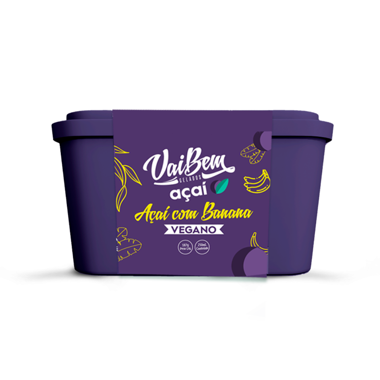 Marca brasiliense Vai Bem Gelados lança linha de açaí