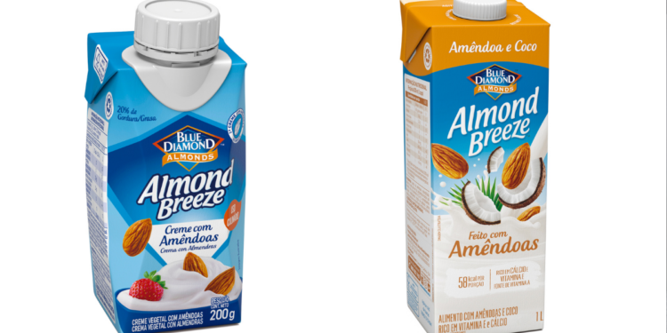 Em parceria com Laticínios Bela Vista, Almond Breeze lança primeiro creme com amêndoas do Brasil