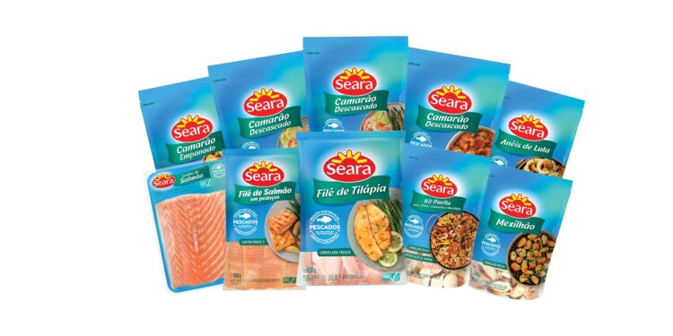 Seara entra no segmento de peixes e frutos do mar