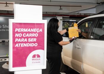Vendas por drive-thru dobraram nos shoppings de Brasília