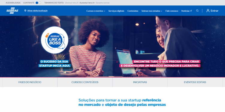 Startups ganham página no portal do Sebrae