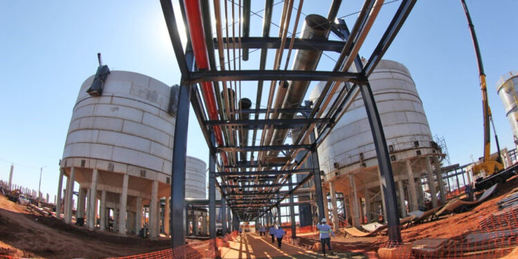 Primeira usina de etanol de milho de MS inicia segunda fase de obras