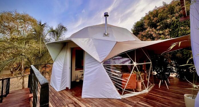 Olho do Dragão Mountain House: conheça hospedagem em estilo domo de Pirenópolis