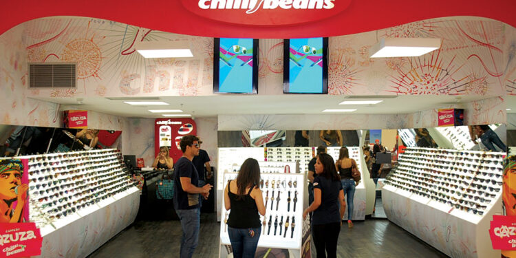 Chilli Beans planeja abrir 850 lojas de óculos de grau em cinco anos
