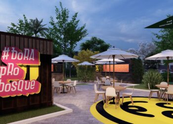 Com conceito open air de espaço gastronômico, Asa Norte ganha Bosque Park