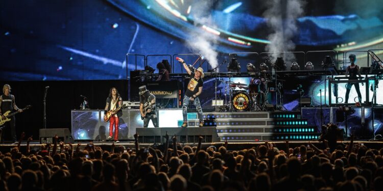 Show do Guns N’ Roses em Goiânia tem liberação de novo lote de ingressos