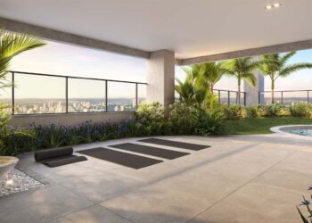 Residencial em Goiânia inova com terraço para morador cuidar do corpo e da mente