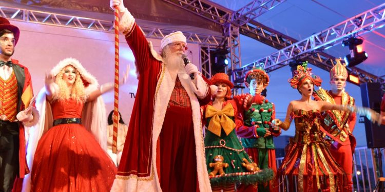 Natal Flamboyant tem início dia 6 de novembro com chegada do Papai Noel