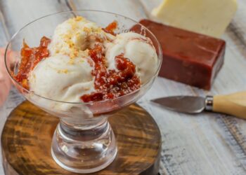 Sorvete exclusivo de queijo canastra e goiabada cascão é o lançamento da Formaggio Mineiro para o verão