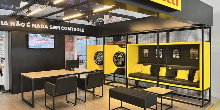 Pirelli apresenta novo modelo store in store em parceria com o Grupo Saga
