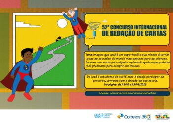 Concurso Internacional de Redação de Cartas, dos Correios, abre inscrições