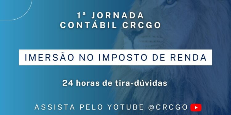 CRCGO promove 24 horas de evento online para tirar dúvidas dos contribuintes sobre o IR