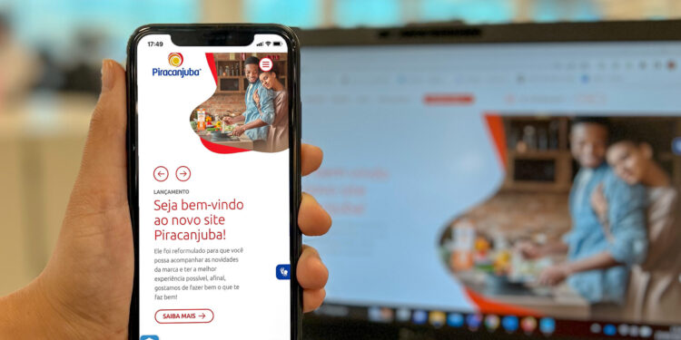 Piracanjuba investe em site para otimizar experiências do usuário