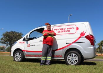 Triunfo Concebra usa carro 100% elétrico no monitoramento de rodovia em Goiás