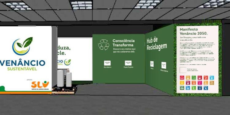 Venâncio Shopping inaugura Espaço Sustentável, hub de reciclagem