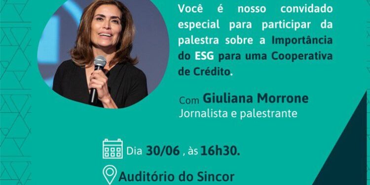 Sicoob Credseguro recebe Giuliana Morrone para palestra sobre ESG em cooperativas de crédito