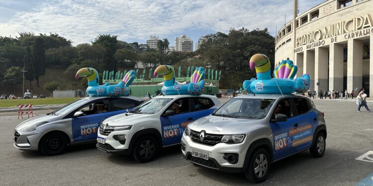 Carro-Boia do Hot Park promove parque aquático em quatro capitais brasileiras