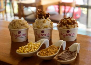 Ilgiorno Gelateria, em Brasília, lança sabores inspirados nos quitutes juninos