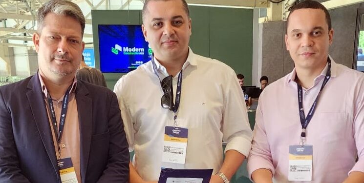Empresários goianos marcam presença no Congresso Construmetal 2023, em São Paulo