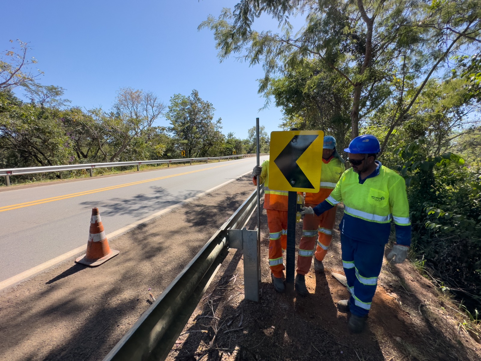 Ecovias Do Araguaia Realiza Retirada Vegetal E Implantação De Sinalização Vertical Definitiva 4321