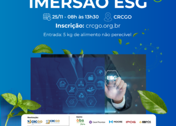CRCGO e Comissão de Sustentabilidade promovem evento: Imersão ESG