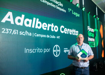 Produtor de Mato Grosso é campeão nacional colhendo 237,6 sc/ha de milho