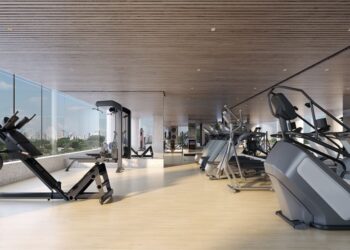Promenade traz sete andares de lazer e maior academia em empreendimento de luxo de Goiânia