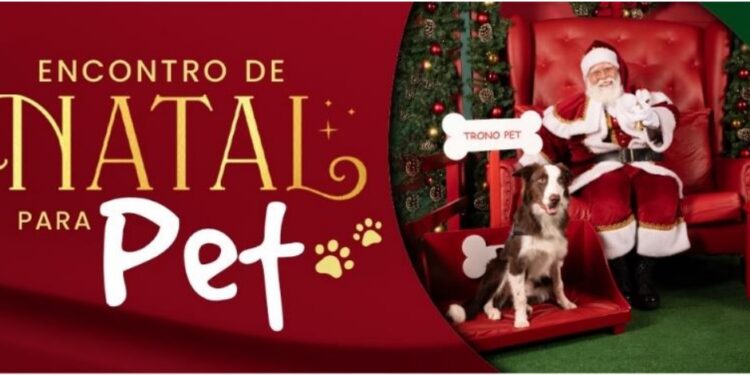 Passeio das Águas Shopping promove encontro de Natal para pets