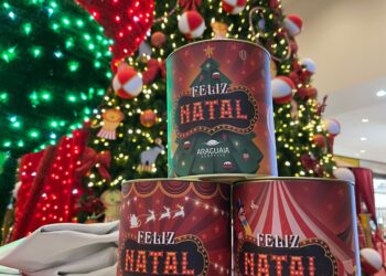 Araguaia Shopping lança promoção de Natal com minichocotones em latas colecionáveis