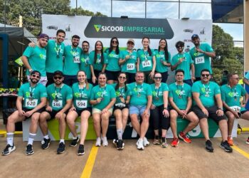 Sicoob Empresarial arrecada uma tonelada de alimentos durante Corrida Solidária