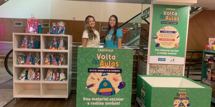 Goiânia Shopping lança campanha Volta às Aulas em parceria com Associação Tio Cleobaldo