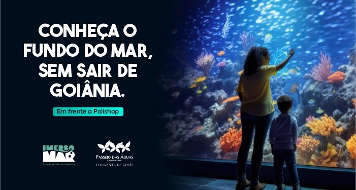 Passeio das Águas Shopping recebe exposição imersiva sobre o fundo do mar