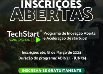 Embrapa e Venture Hub estão com inscrições abertas para o TechStart Agro Digital 2024