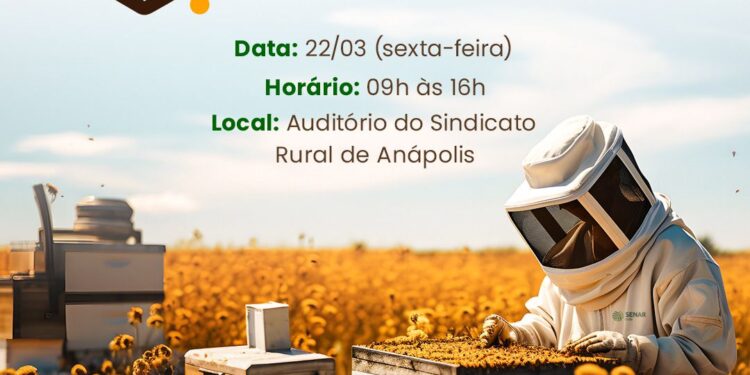 I Encontro Goiano de Apicultura do Senar Goiás acontece na sexta feira, 22
