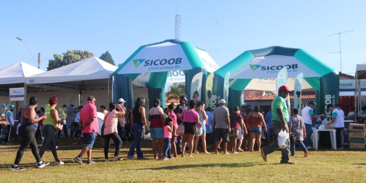 Em Aparecida de Goiânia, Sicoob UniCentro Br participa do Dia C