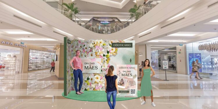 O Boticário presenteia mães com lembranças especiais em diversas cidades de Goiás