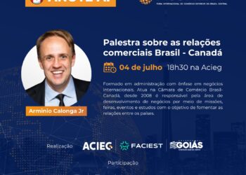 Palestra gratuita apresenta oportunidades de negócios com o Canadá para goianos