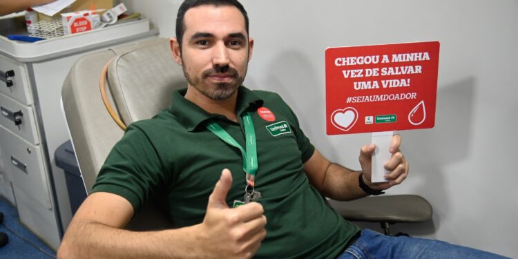 Instituto Unimed recebe Hemocentro móvel para doações de sangue