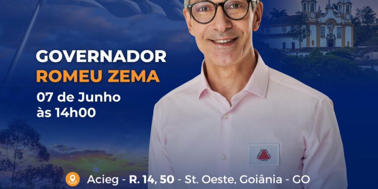 Acieg e Fórum das Entidades Empresariais recebem Romeu Zema, nesta sexta-feira (7), em Goiânia