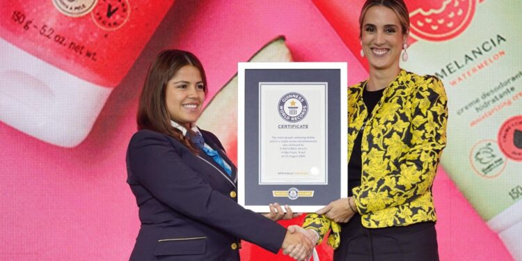 O Boticário quebra recorde e conquista título do Guinness World Records