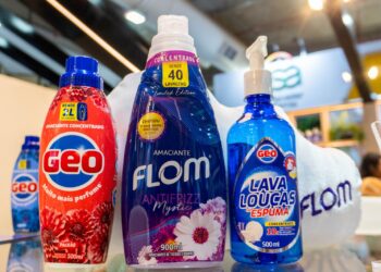 Amaciantes Geo e Flom e o lava-louças em espuma da GEO chegam aos mercados