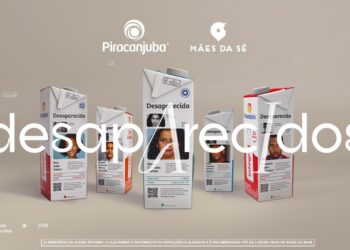 Piracanjuba estampa caixas de leite para auxiliar busca por pessoas desaparecidas