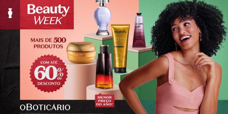 Beauty Week: O Boticário oferece descontos de até 60% em mais de 500 itens