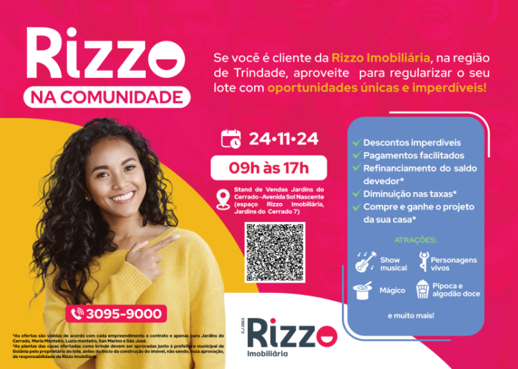 Rizzo na Comunidade leva oportunidades para regularização de lotes na região de Trindade