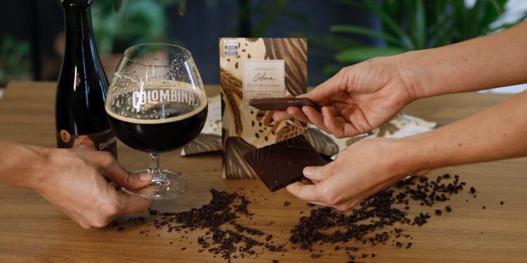 Colombina e C´Alma Chocolates combinam cerveja e cacau em novos produtos