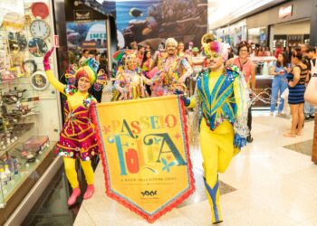 Passeio das Águas Shopping realiza o tradicional ‘Passeio Folia’